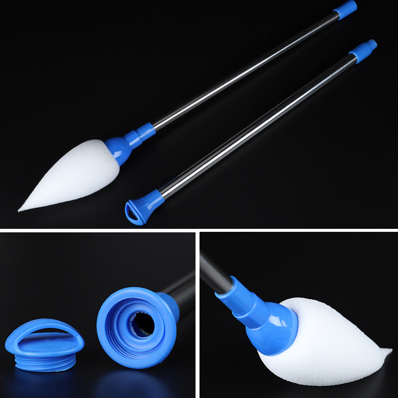 Square outdoor the elderly fitness book pen, retractable large character practice dipping sponge brush, manufacturers wholesale