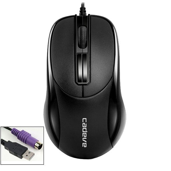 Kaidewei 006 USB PS/2 Round Mouse Professional Gaming, Wired Mouse Computer Accessories