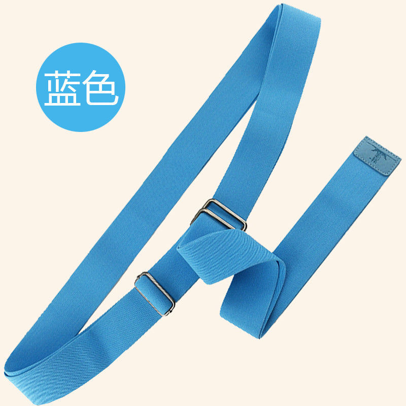 Practice yoga supplies wholesale elastic rope yoga belt stretching belt tension belt men and women tensile belt cross-legged meditation belt