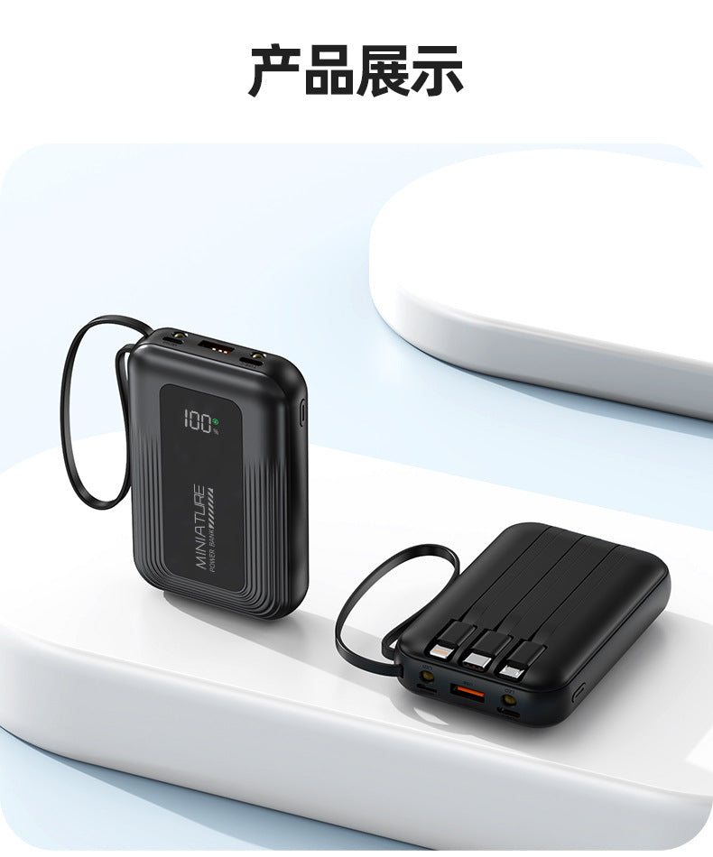 Cross-border new arrival20000mAh power bank with super fast charging and large capacity1Wan comes with a lightweight portable charger