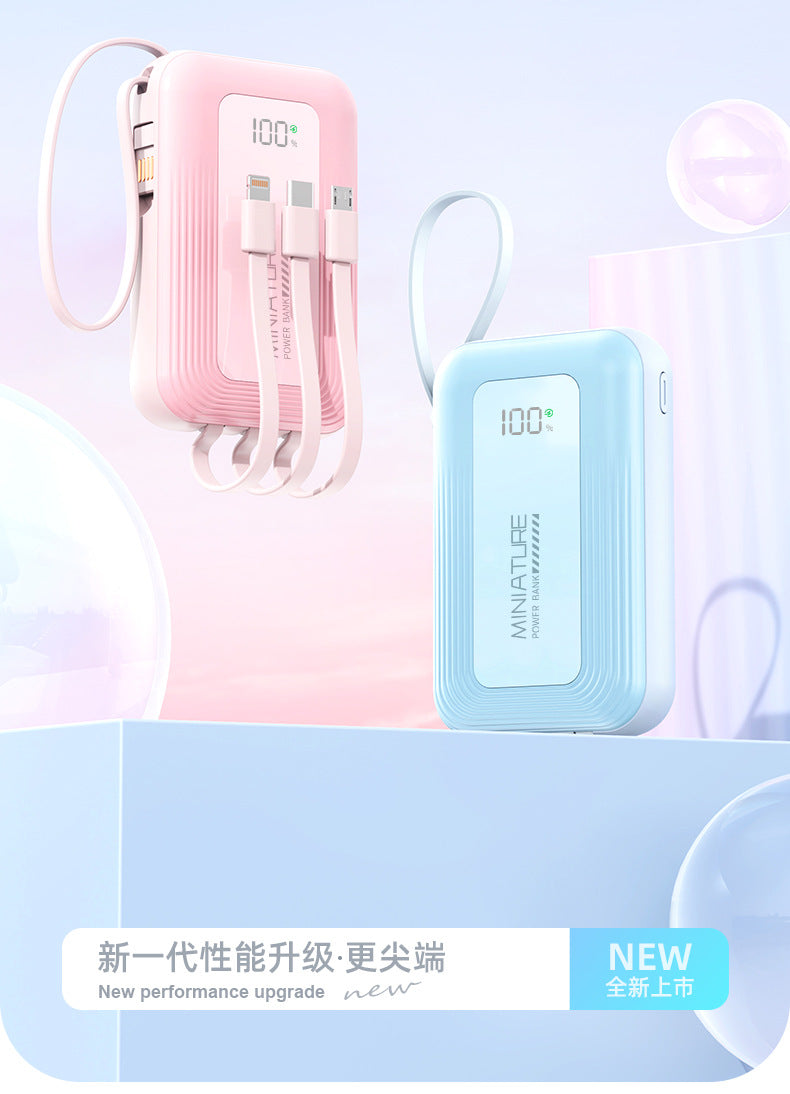 Cross-border new arrival20000mAh power bank with super fast charging and large capacity1Wan comes with a lightweight portable charger