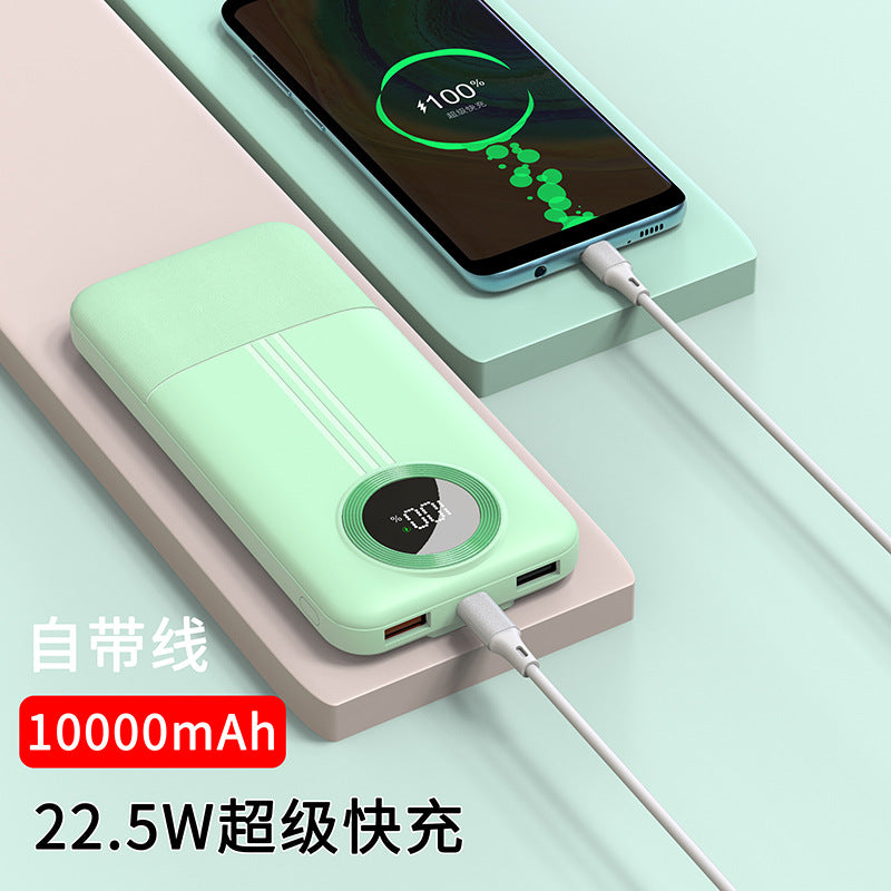 3C Certified Lightweight Portable Power Bank10000Ma22.5W Super Fast Charging Power Bank Custom Gift LOGO