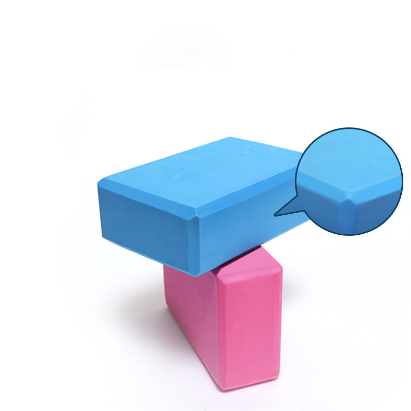 EVA Color Yoga Brick High Density Color Logo Eco-friendly Yoga Assistant One-word Horse Practice Tool