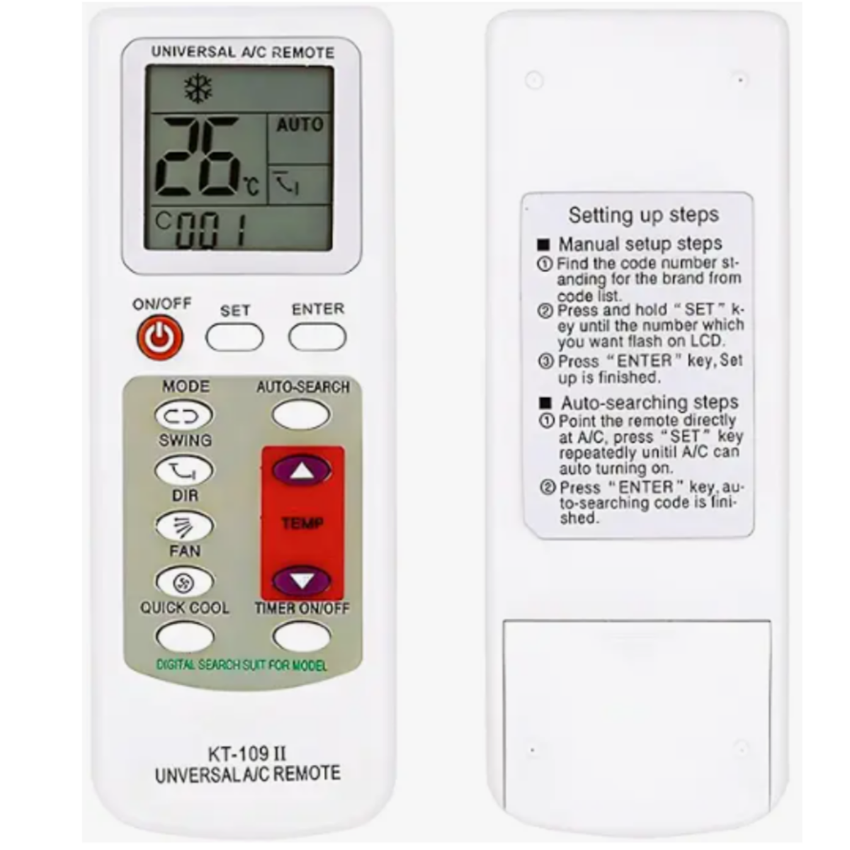 LUCIA-9- air conditioner remote control