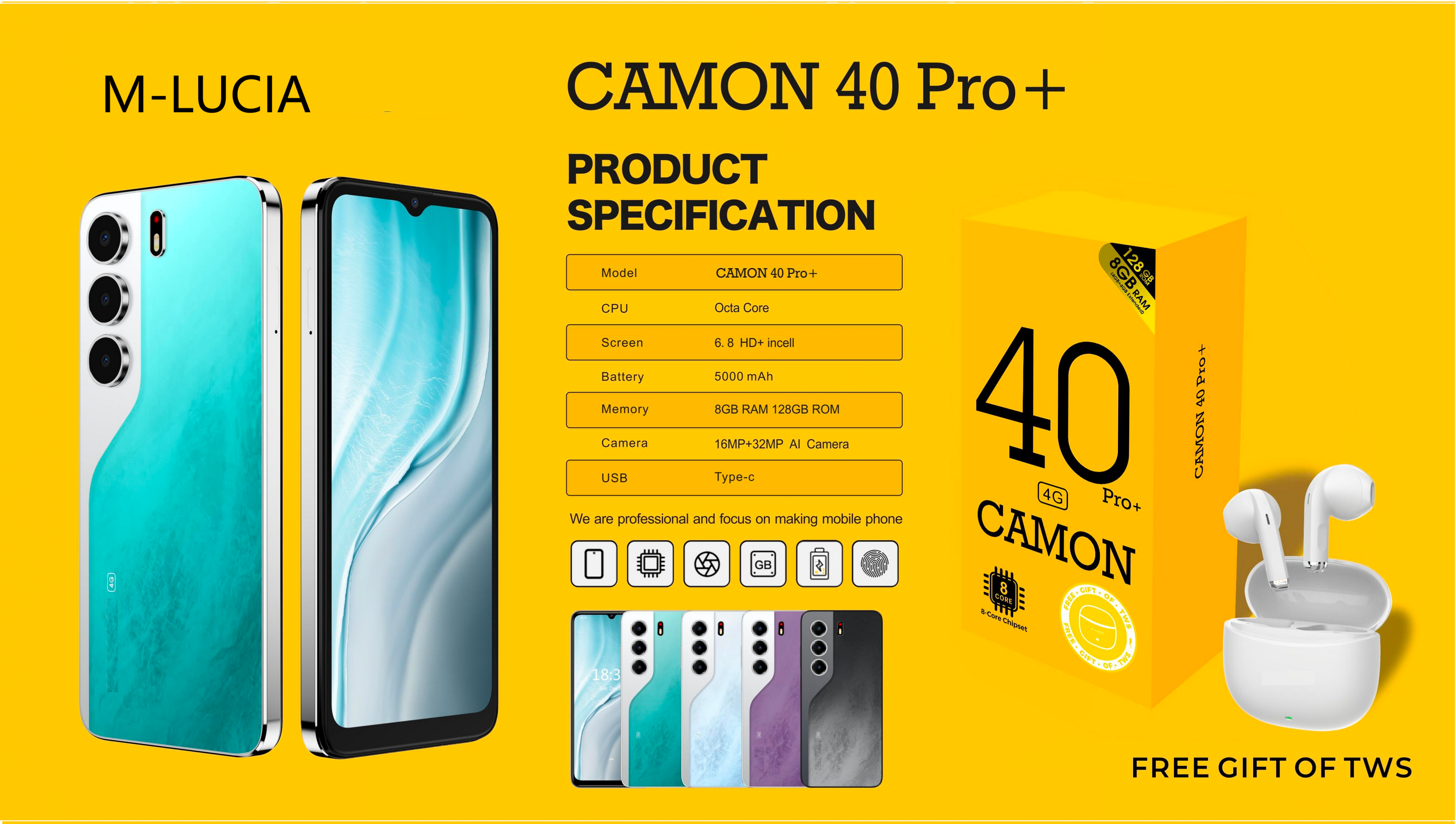 M-LUCA  CAMON 4OPrO+ （Includes Bluetooth headset）