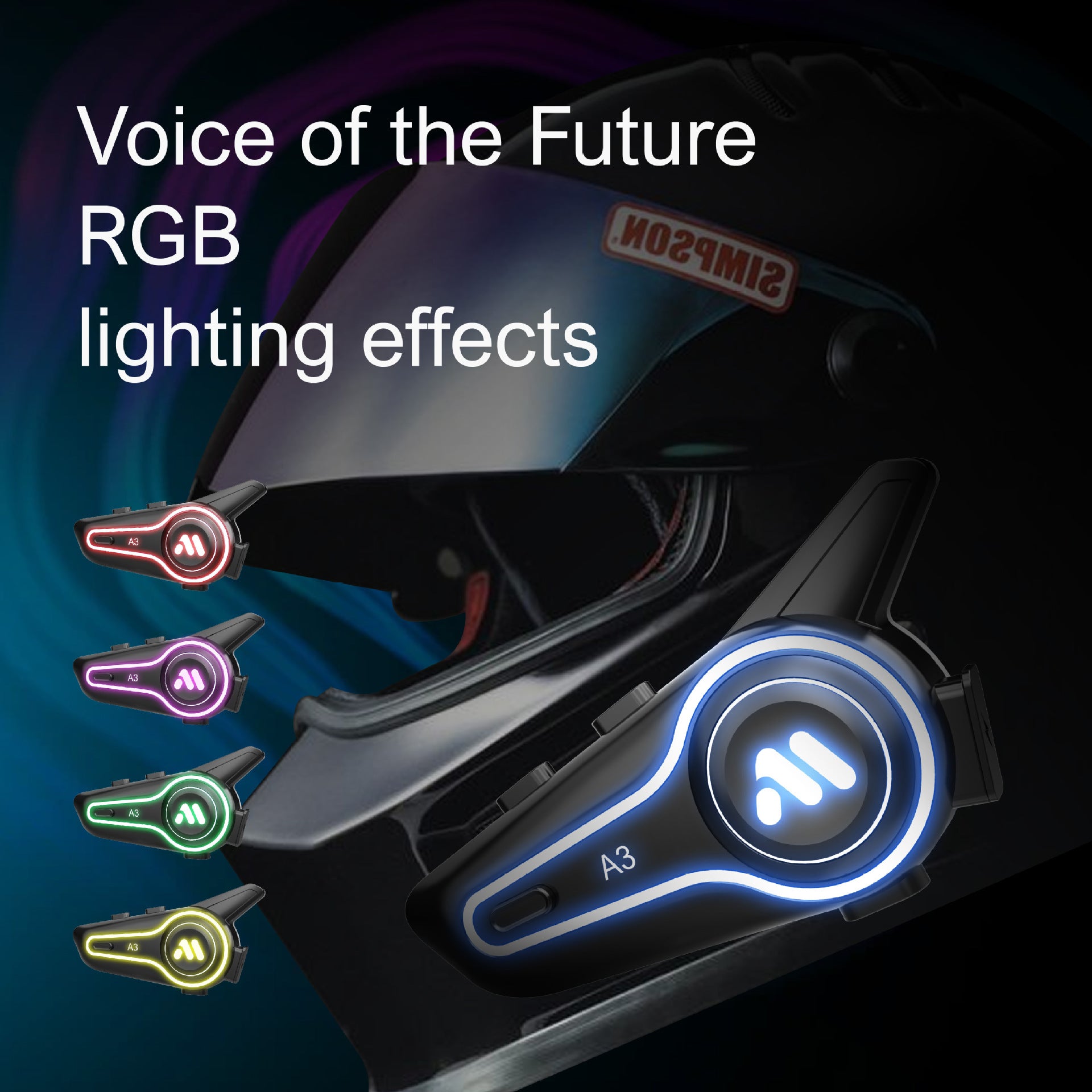 New A3 and A3PRO helmet bluetooth bluetooth headset motorcycle integrated locomotive waterproof takeaway headset