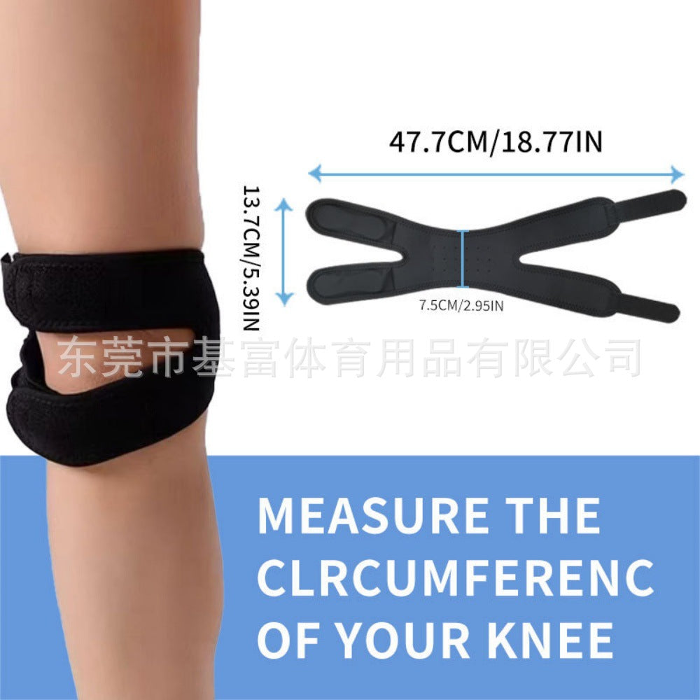 Spot hair patella belt shock absorption pressure knee pads outdoor basketball football mountaineering knee patella protective belt