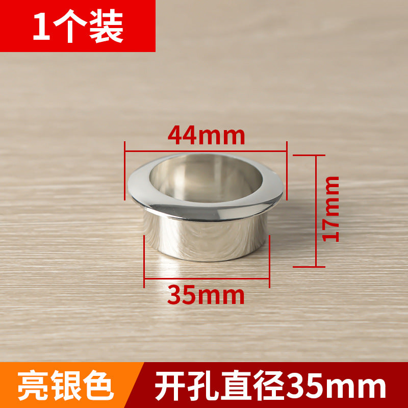 Nylon round wire box finishing hole cover computer desktop wire box desk threading hole furniture hardware accessories