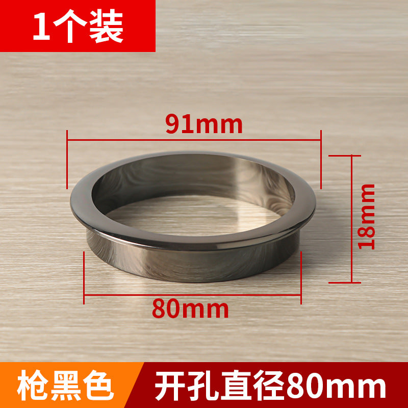 Nylon round wire box finishing hole cover computer desktop wire box desk threading hole furniture hardware accessories