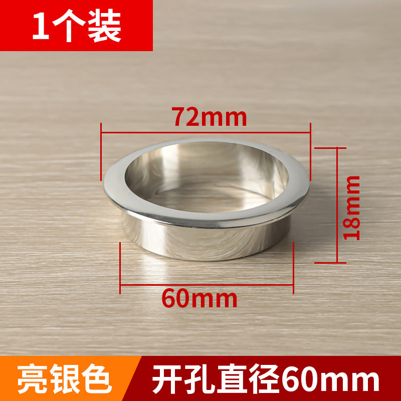 Nylon round wire box finishing hole cover computer desktop wire box desk threading hole furniture hardware accessories