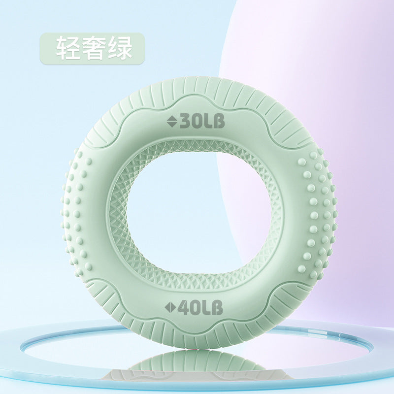 Pinch Grip Silicone Grip Ring Professional Hand Practice Fitness Hand Rehabilitation Strength Double Strength Training Grip Ring