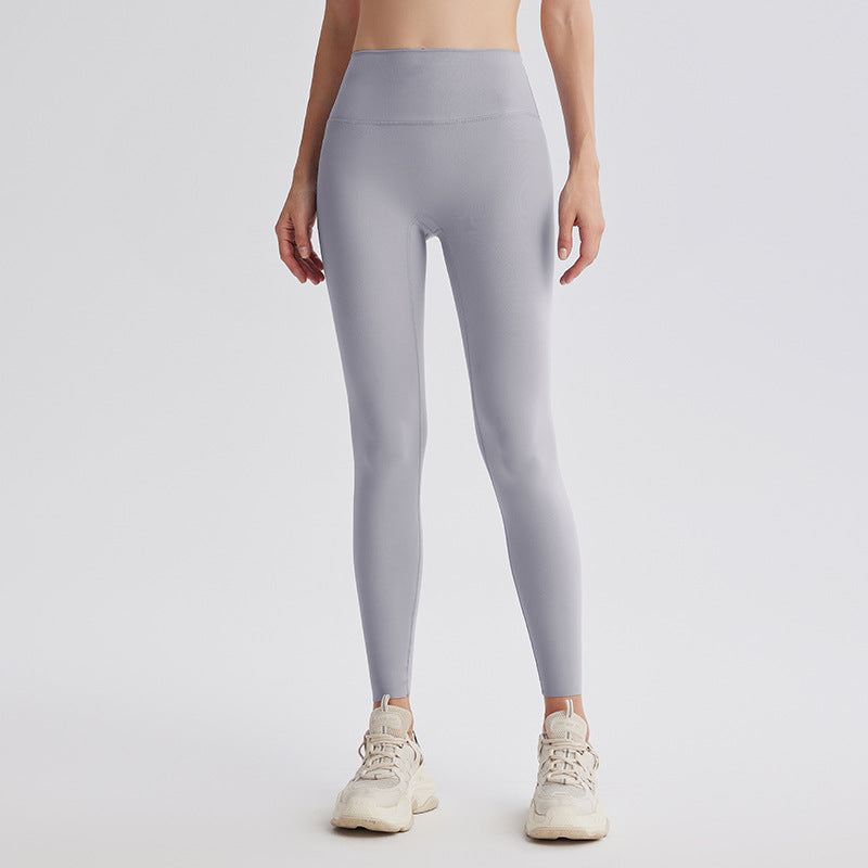 Upgrade the sixth generation of double-sided abraded shark pants, high-waisted nude yoga clothes, running sports fitness pants, hip-lifting yoga pants.