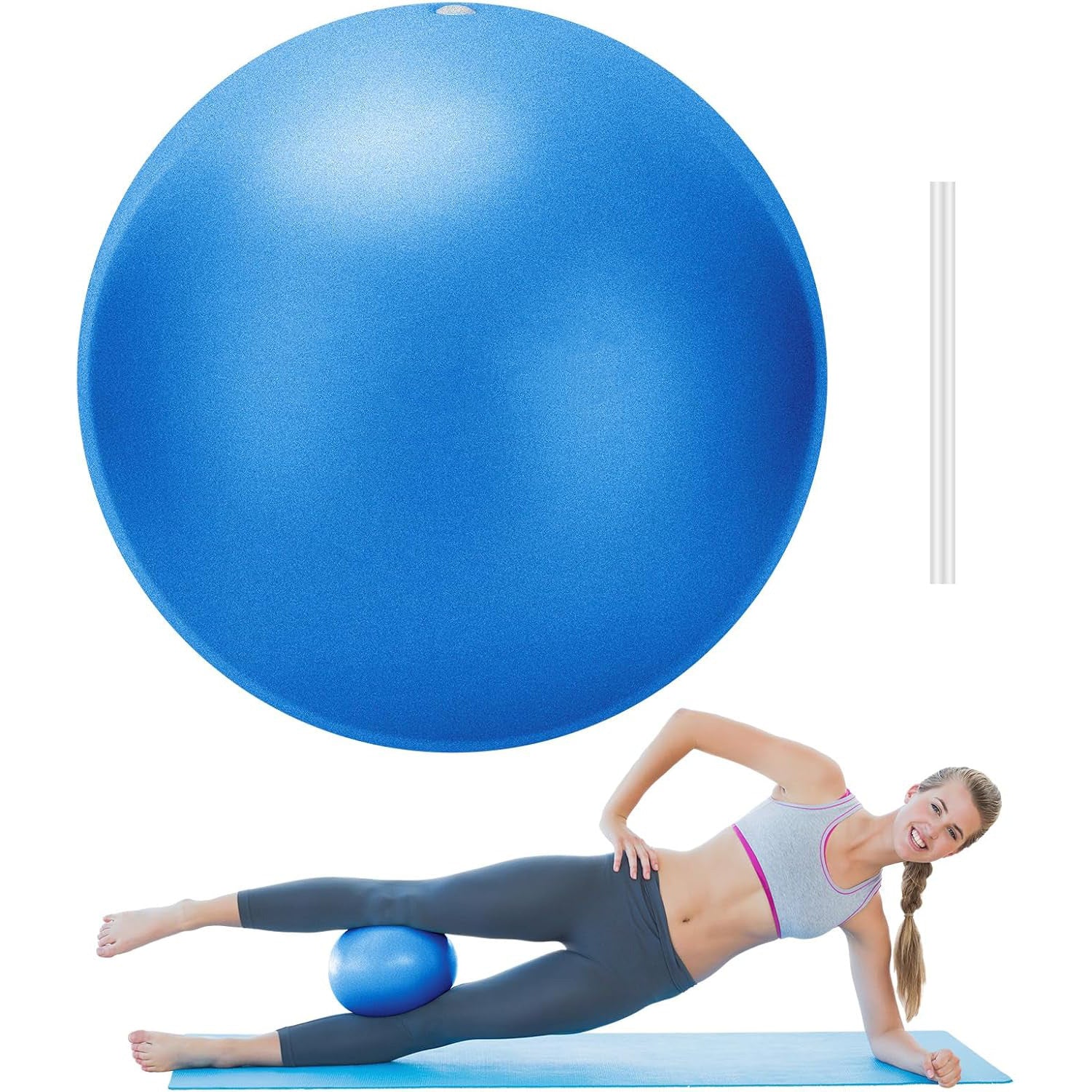 Yoga pelvic floor muscle ball 25cm Pilates ball, pregnant women pelvic floor muscle exercise postpartum recovery training fitness ball