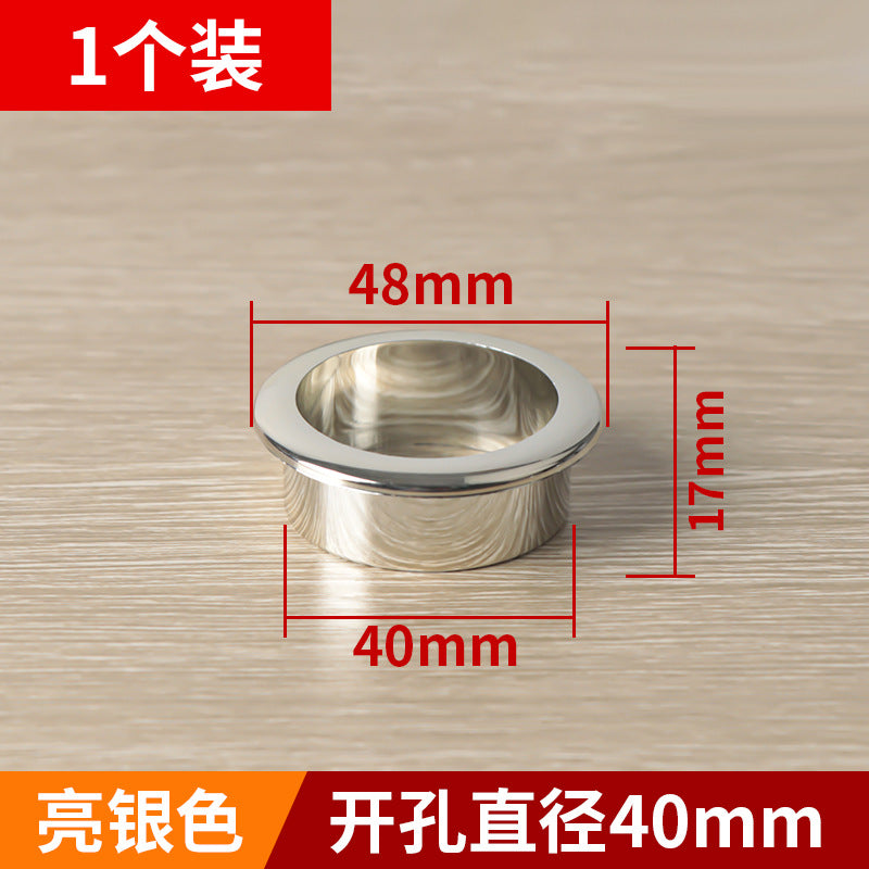 Nylon round wire box finishing hole cover computer desktop wire box desk threading hole furniture hardware accessories