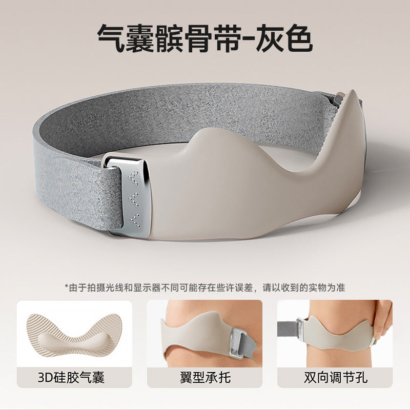 Cross-border new silicone patella strap knee pads professional grade airbag breathable non-slip fixed sports anti-injury adjustable