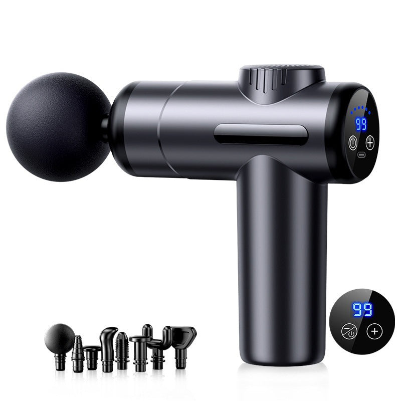 Cross-border fascia gun Amazon electric muscle relaxation massager household charging massage gun factory wholesale