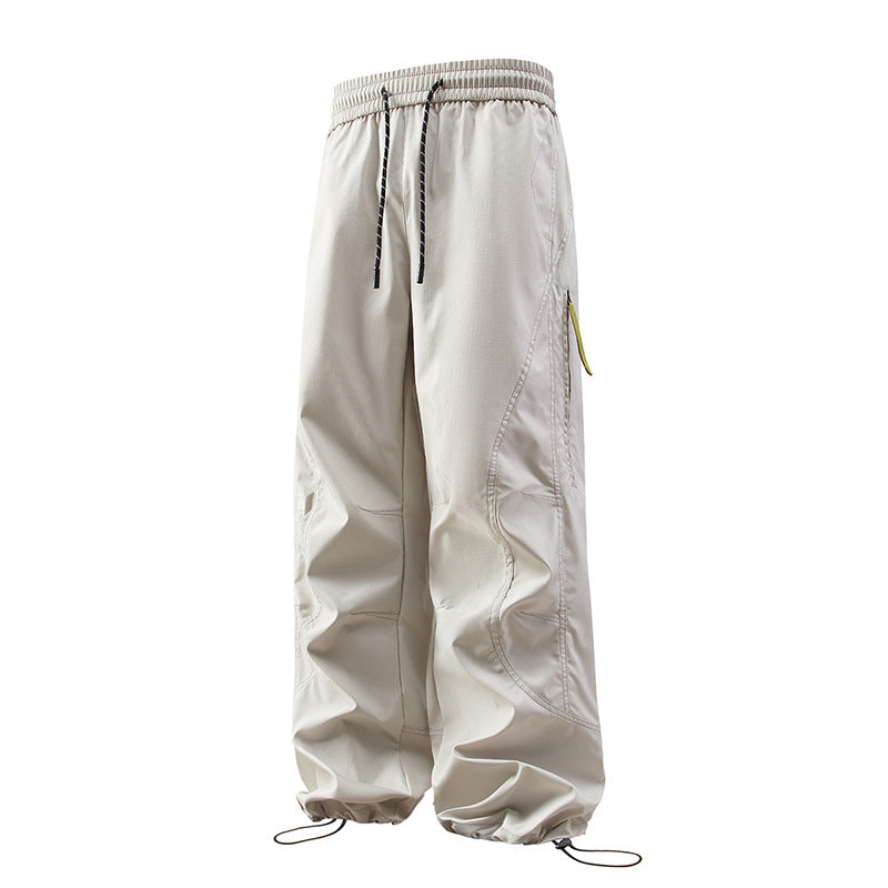 Three-proof outdoor shock pants quick-drying sports American overalls velvet thermal casual pants men's and women's camping hiking pants