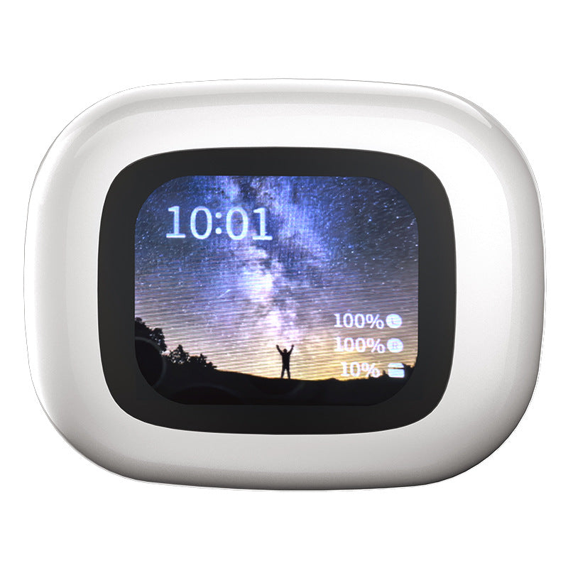 2025 new Bluetooth headset V6.0 cross-border private mode Bluetooth headset smart color screen ENC noise reduction wireless headset