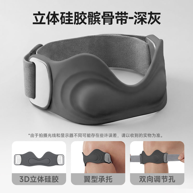 Cross-border new silicone patella strap knee pads professional grade airbag breathable non-slip fixed sports anti-injury adjustable