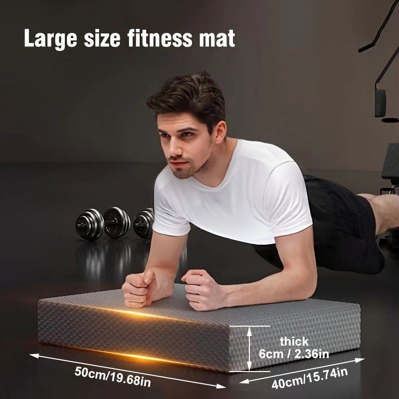 Balance Soft Bed Mat Slide Plate Fitness Plate Support Yoga Ankle Core Training Rehabilitation Equipment Thick Square Mat