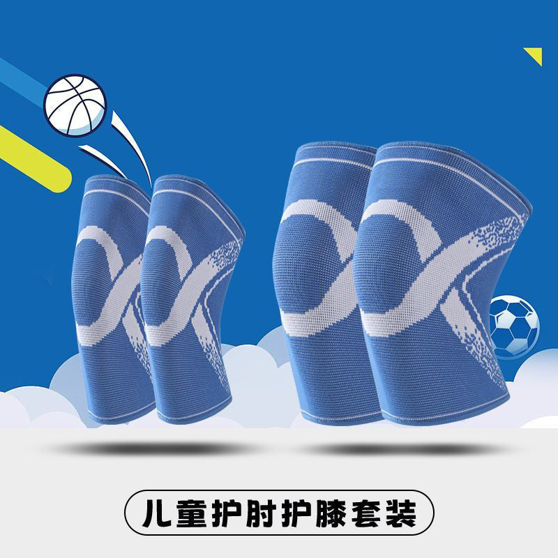 Children's sports football basketball knee pads elbow pads arm joints professional anti-drop breathable men's and women's sports protective gear winter