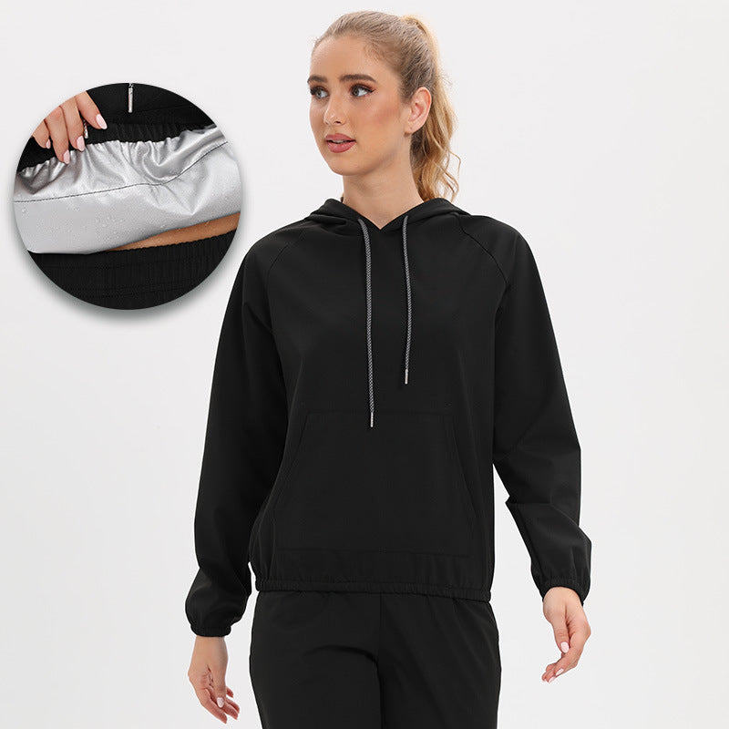 Outdoor running sports body sculpting sweatsuit set fitness yoga suit top large size sweatsuit wholesale for women and men