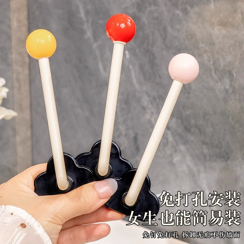 Spot dopamine hair band storage rack, bathroom free punching hook storage, home hair rope, hair accessories, headband storage rack.