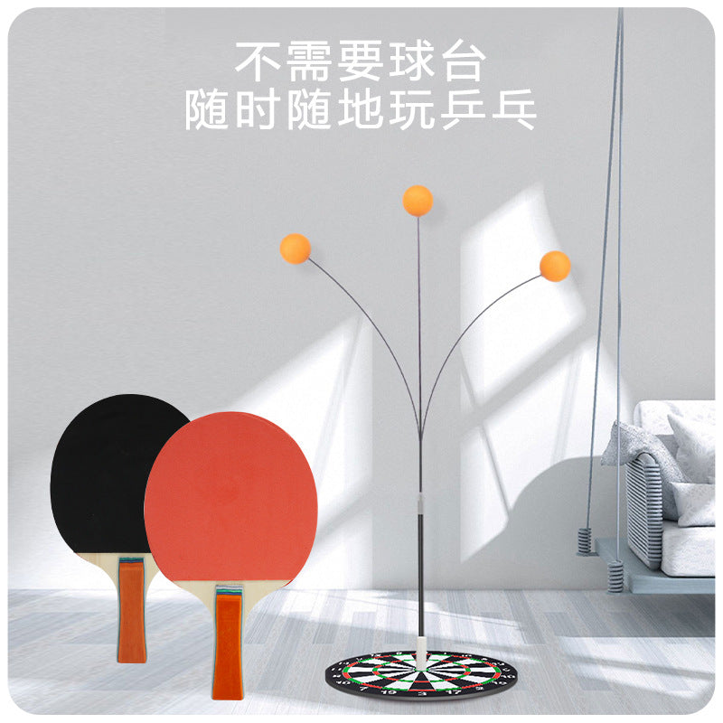 Table tennis trainer Self-training equipment Household children's sparring training ball Adult practice toy Indoor elastic ball