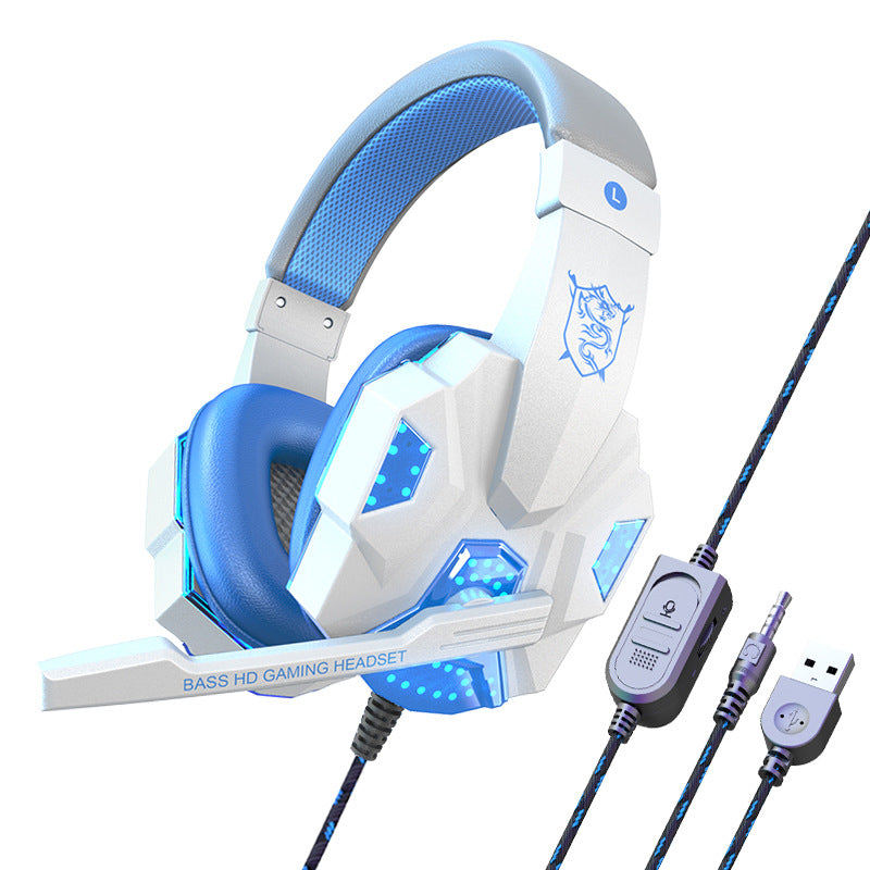 Cross-border dedicated ear + wired laptop special headset game e-sports headset factory wholesale