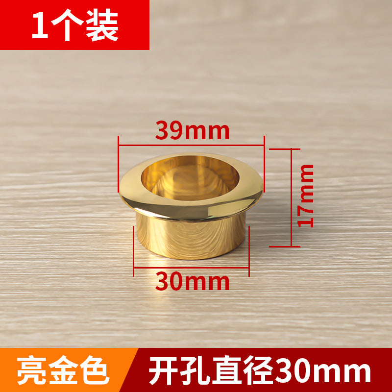 Nylon round wire box finishing hole cover computer desktop wire box desk threading hole furniture hardware accessories