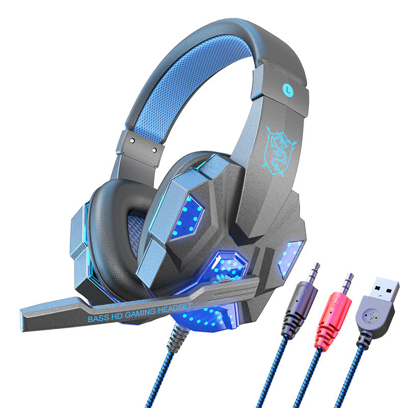 Cross-border dedicated ear + wired laptop special headset game e-sports headset factory wholesale