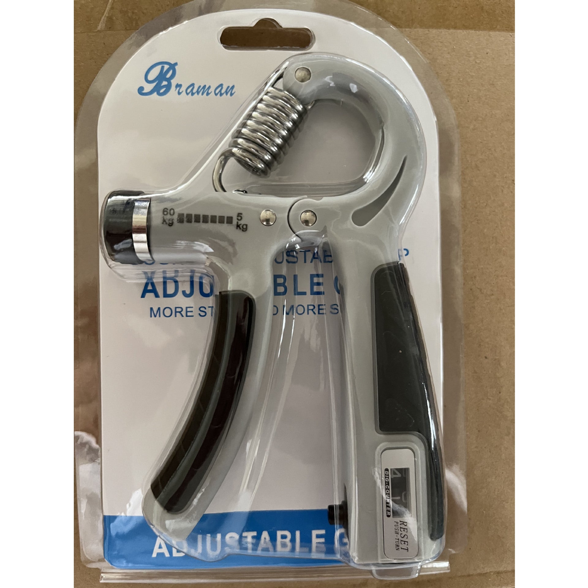 Counting grip professional arm training 5-60KG adjustable arm muscle hand strength fitness rehabilitation decompression finger manufacturer