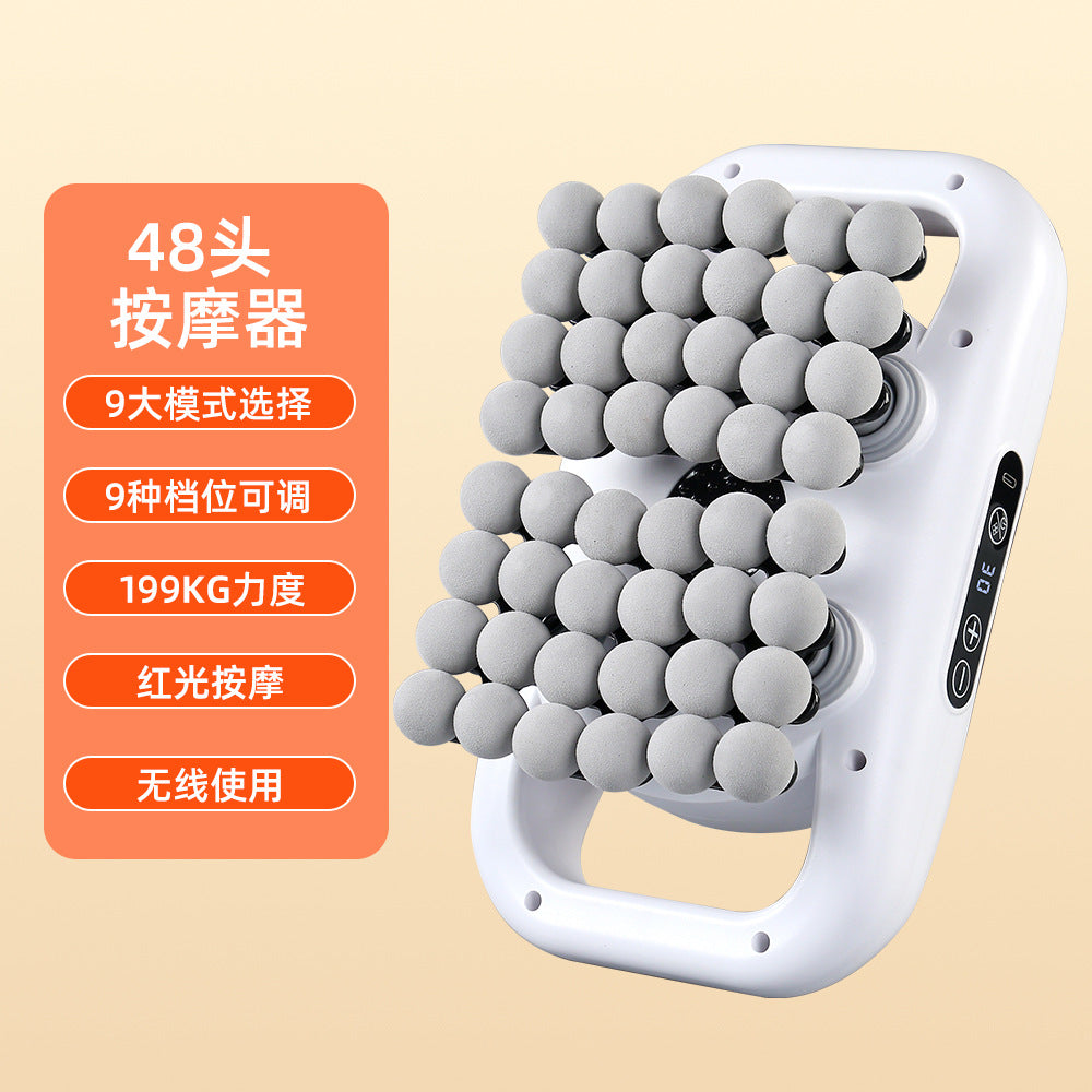 48 fascia guns, rechargeable muscle massagers, relaxation, electric red light vibration, household 42 massage guns cross-border