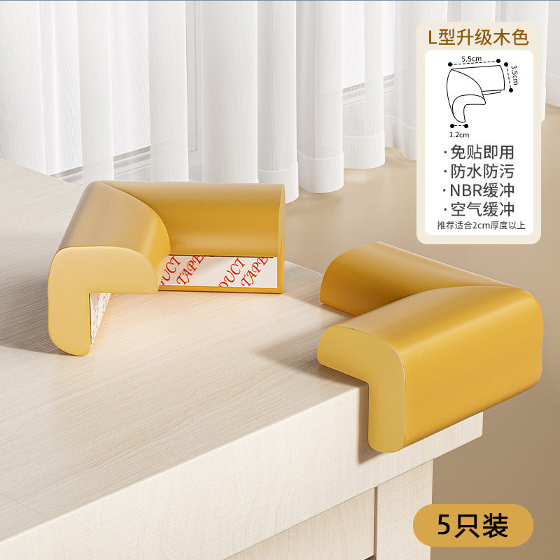 Table table corner anti-collision corner anti-collision strip anti-collision safety hemming soft bed corner sticker baby children right angle protective cover
