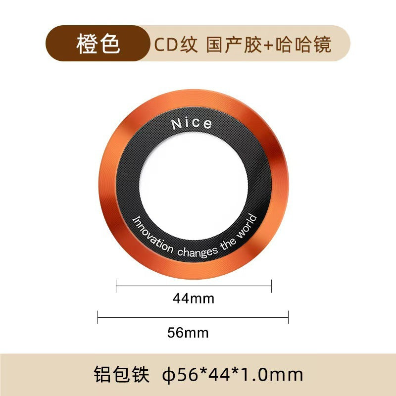 Mobile phone magnetic patch CD pattern ultra-thin Magsafe magnetic sheet car bracket universal back sticker mobile phone case