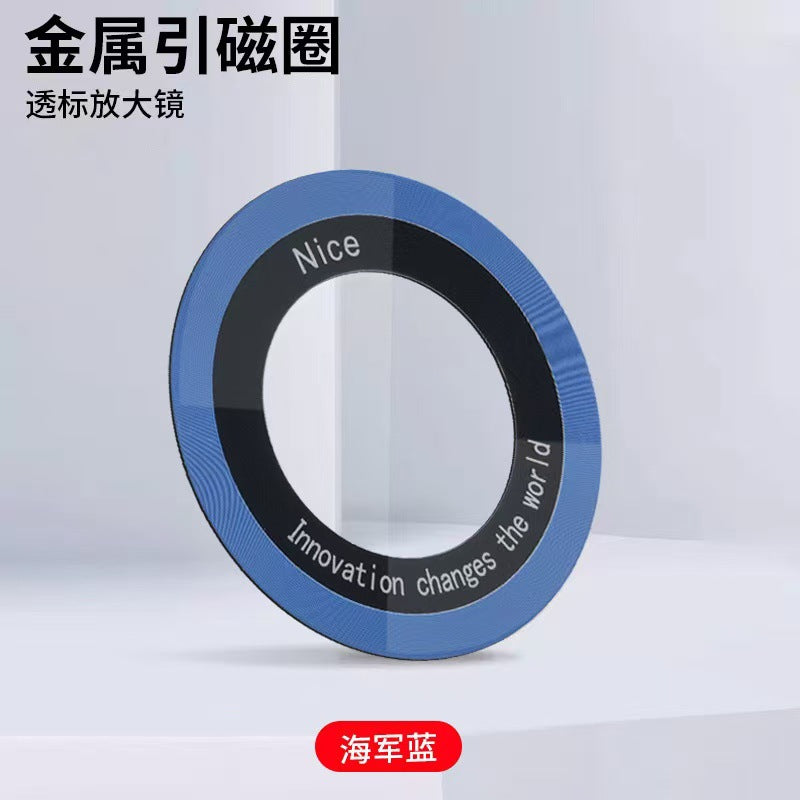 Mobile phone magnetic patch CD pattern ultra-thin Magsafe magnetic sheet car bracket universal back sticker mobile phone case