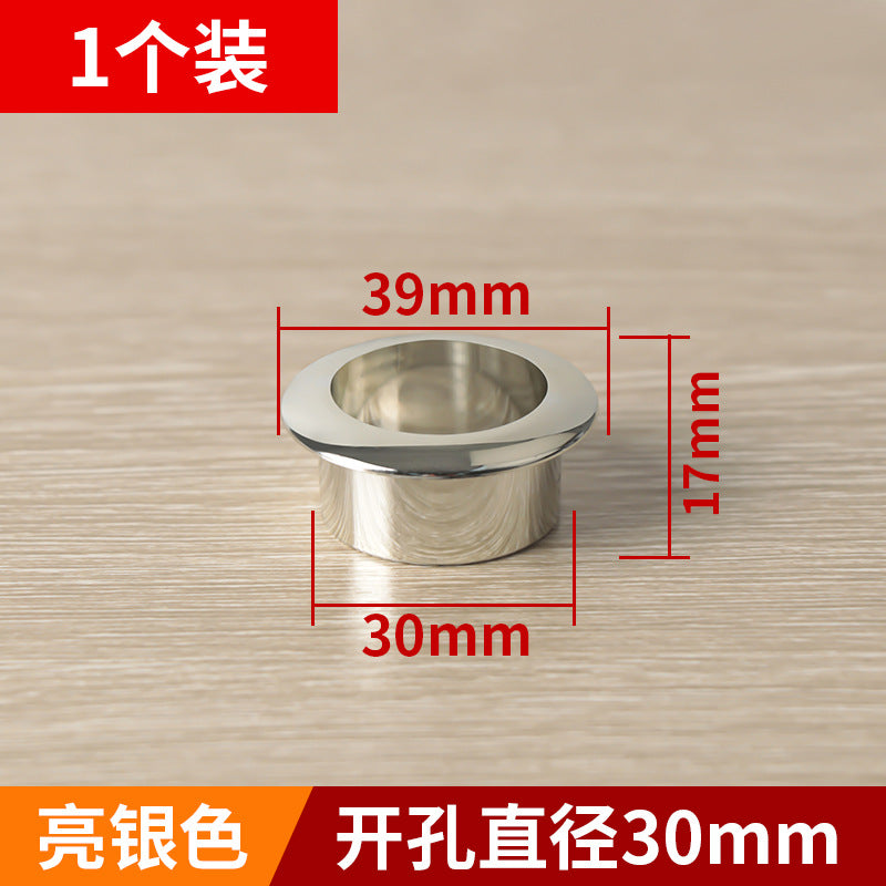 Nylon round wire box finishing hole cover computer desktop wire box desk threading hole furniture hardware accessories