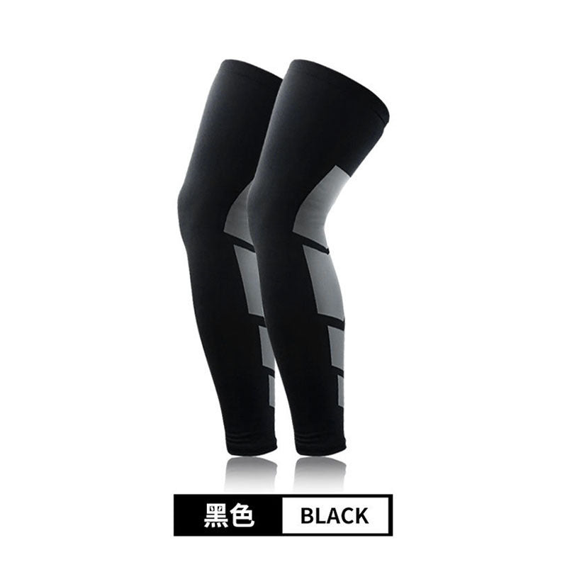 Wholesale Basketball Knee Pads Warm Long Barrel Badminton Outdoor Running Marathon Leg Pads Riding Compression Sports Knee Pads