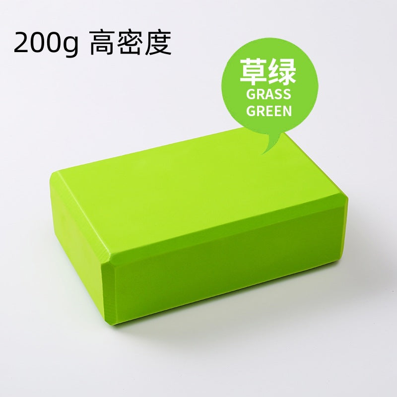 EVA Color Yoga Brick High Density Color Logo Eco-friendly Yoga Assistant One-word Horse Practice Tool