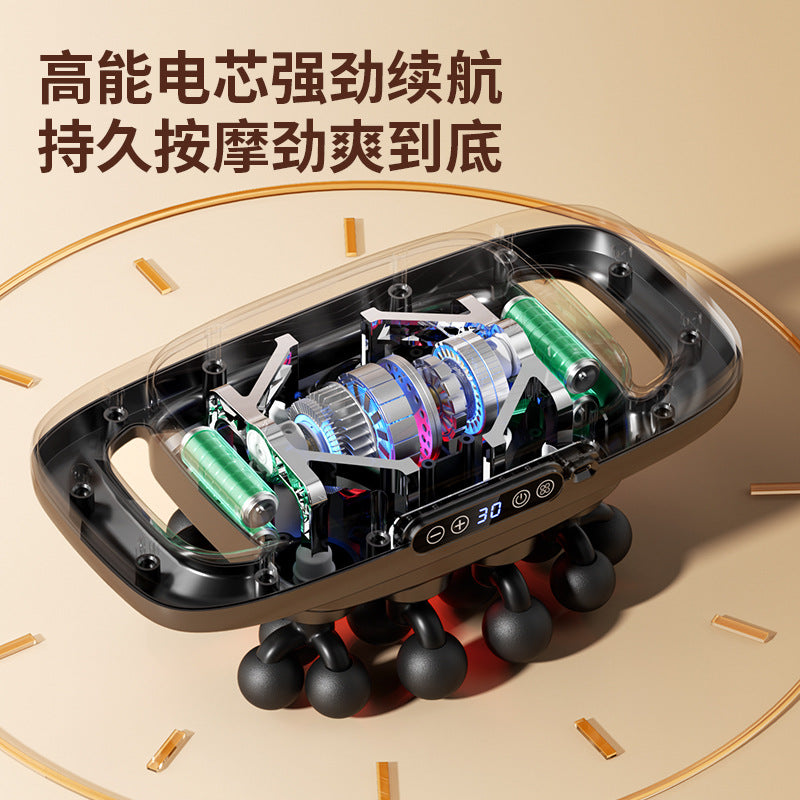 Cross-border foreign trade full body massager fascia grab, meridian gun 16, multi-head 20, fascia gun