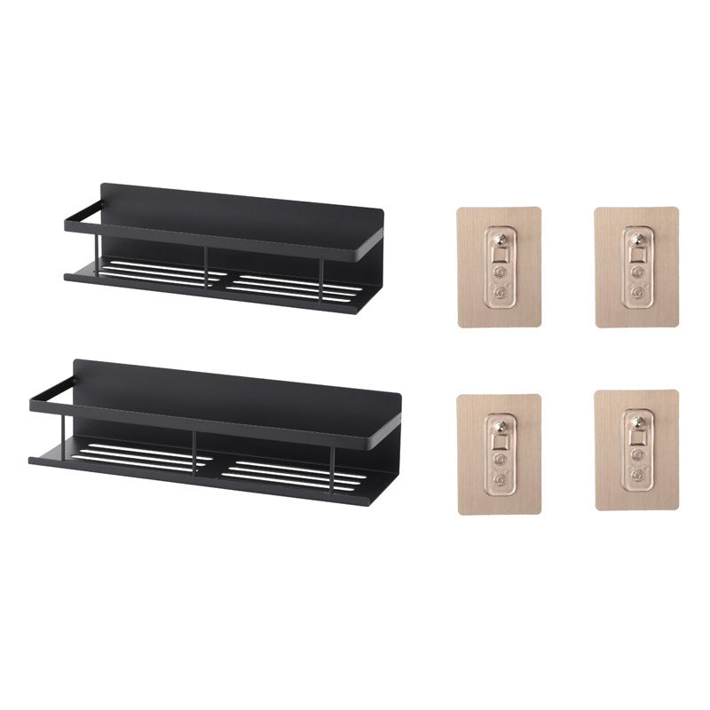 Cross-border refrigerator side magnetic suction seasoning rack household kitchen storage good things no punching seasoning rack