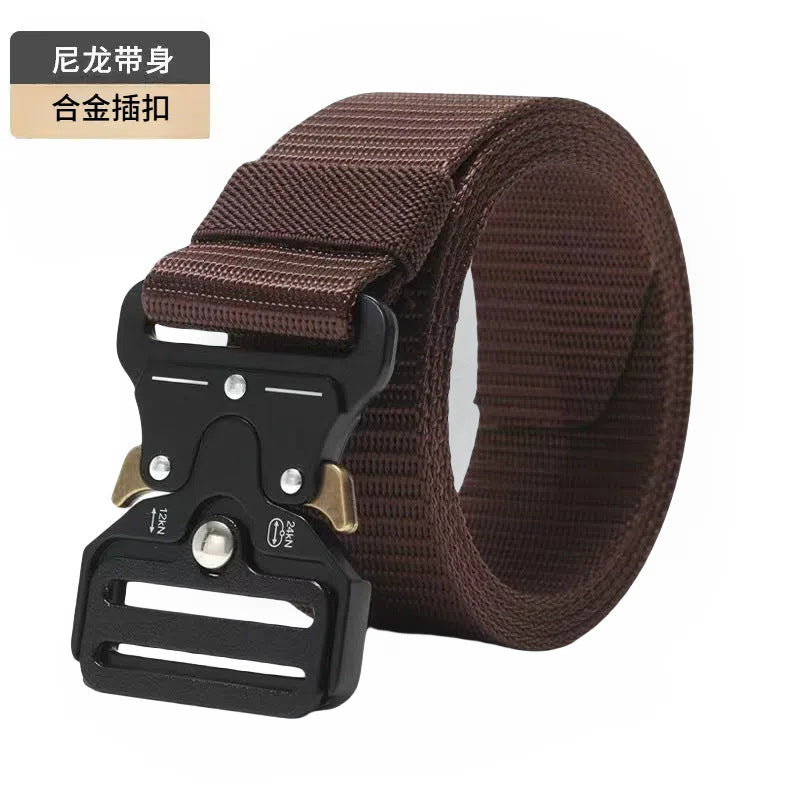 Cobra Tactical Plastic Buckle Belt Outdoor Casual Tooling Training Belt Imitation Nylon Braided Belt
