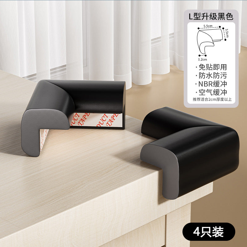 Table table corner anti-collision corner anti-collision strip anti-collision safety hemming soft bed corner sticker baby children right angle protective cover
