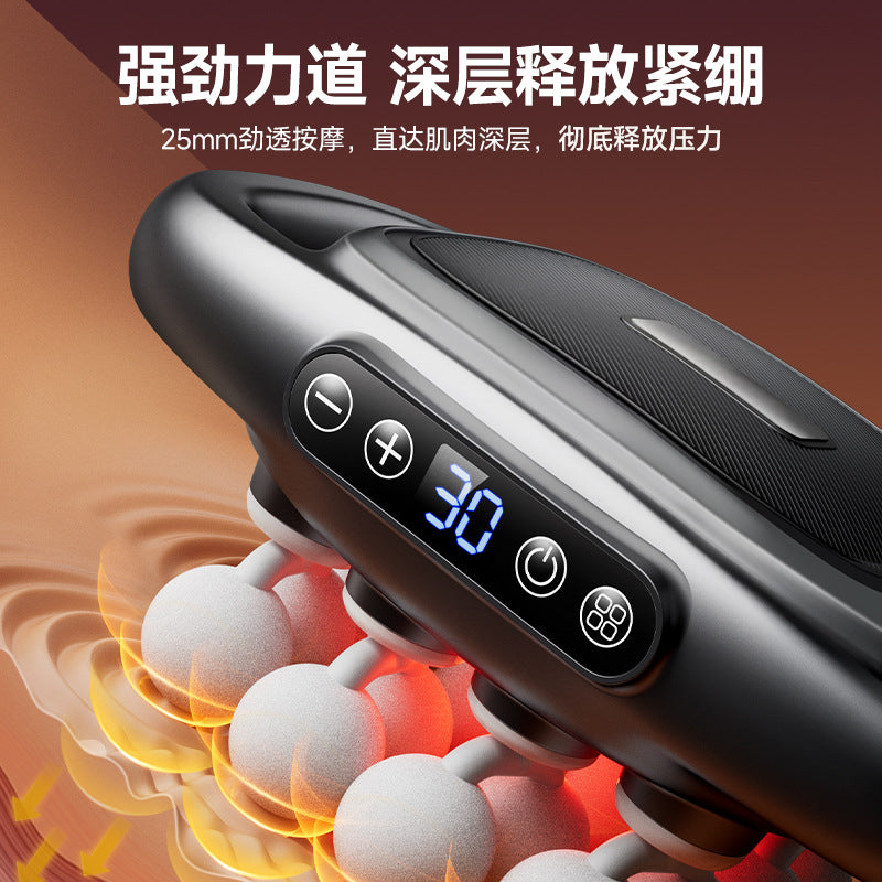 English version Cross-border 16-head fascia gun Eight-head multi-head fascia fascia gun Waist back leg massager Charging model