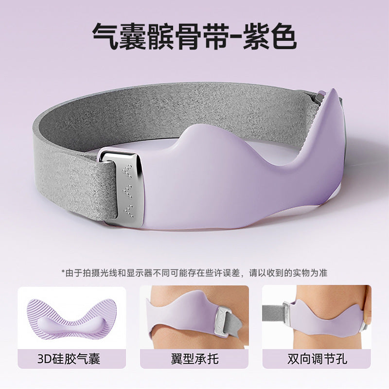 Cross-border new silicone patella strap knee pads professional grade airbag breathable non-slip fixed sports anti-injury adjustable