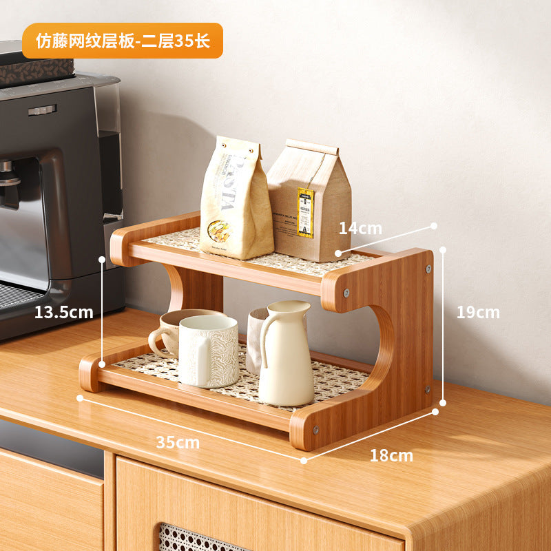 Desktop rack, cup storage shelf, dining table, countertop station, water cup, coffee cup, tea set, table small cup holder