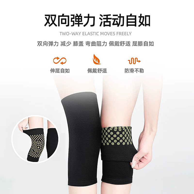 Knee pads wormwood heating warm old cold legs men and women paint joints hot compress the elderly autumn and winter cold protective sheath heating knee pads