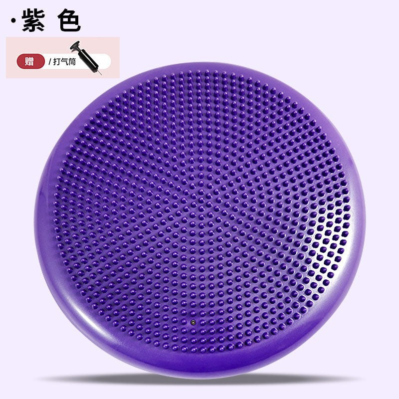 Balance mat yoga massage seat cushion sensory integration rehabilitation training semicircle beginner massage ball ankle trainer wholesale
