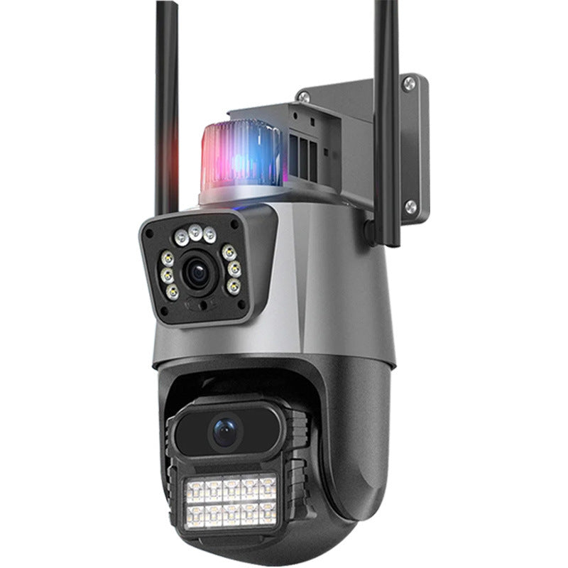 ICsee outdoor dual screen home WiFi surveillance camera wireless high definition night vision camera spot wholesale