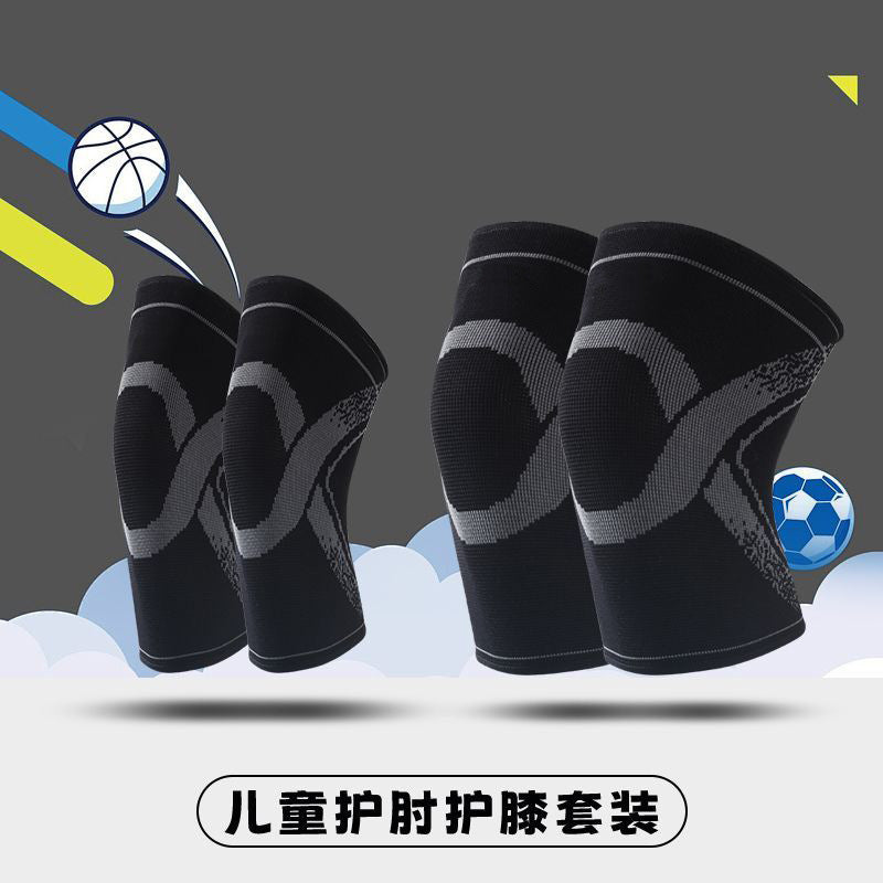 Children's sports football basketball knee pads elbow pads arm joints professional anti-drop breathable men's and women's sports protective gear winter